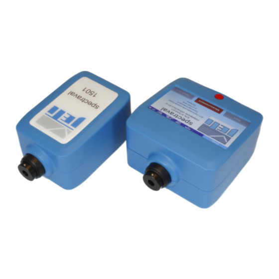 Jeti spectraval 1501 Spectroradiometer Manuals