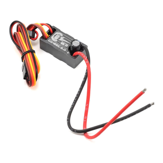 Castle Creations CC BEC 2.0 Quick Start Manual