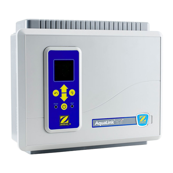 Zodiac AquaLinkTRi Instructions For Installation And Use Manual