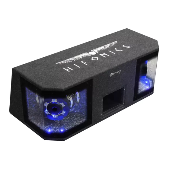 Hifonics MR8DUAL Instruction