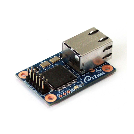 Wiznet WIZ107SR User Manual