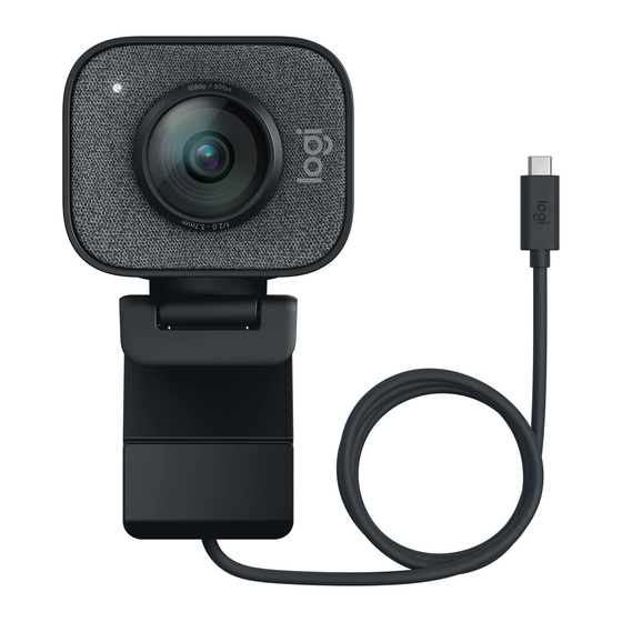 Logitech StreamCam Manuals