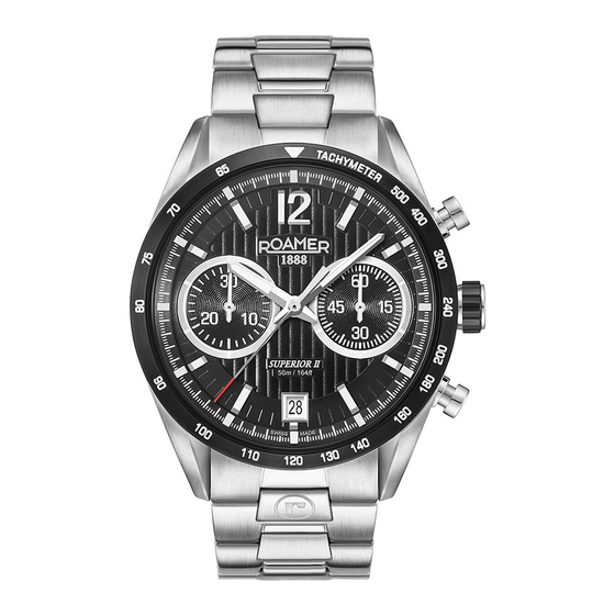 ROAMER ISA SWISS 8371 Instruction Manual