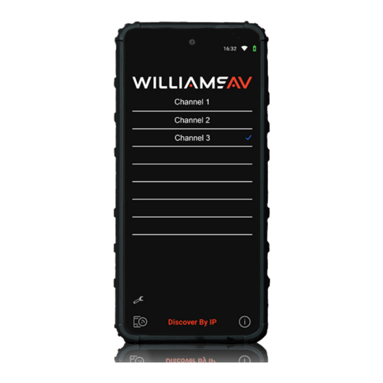 Williams AV WF R2 Quick Start Manual