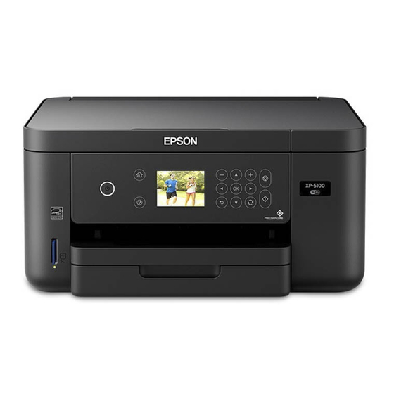 Epson XP-5100 Quick Manual