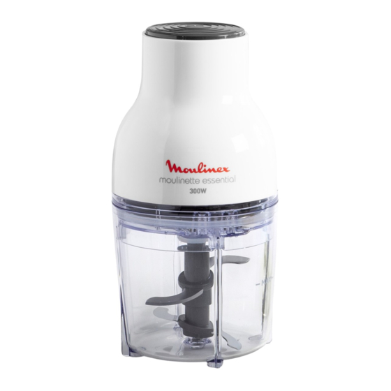 Moulinex Moulinette Essential DJ520110 Manual