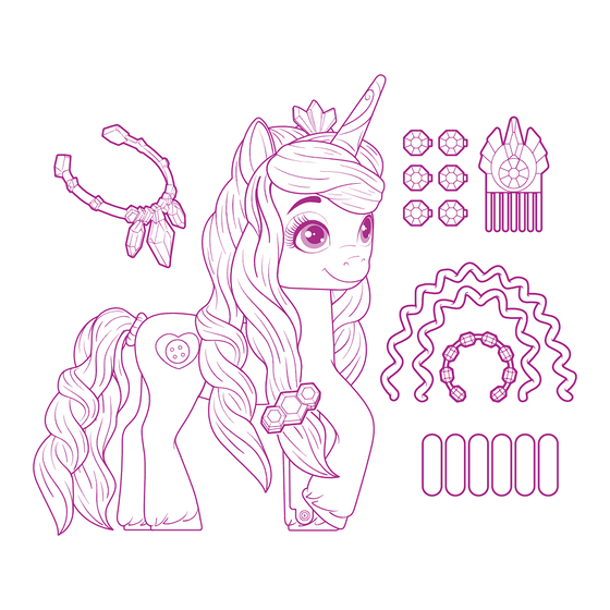 Hasbro My Little Pony Rainbow Styles Izzy Moonbow Manual
