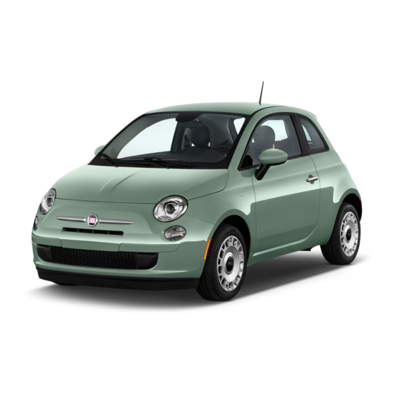 Fiat 500 ABARTH 2015 Owner's Manual
