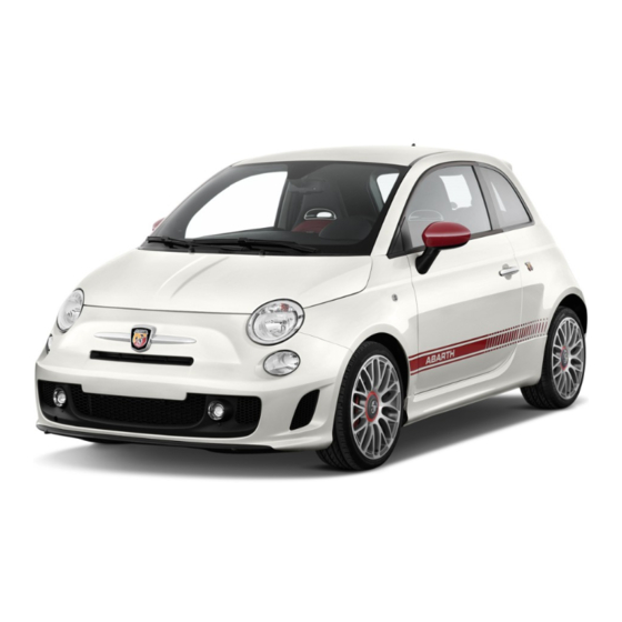 Fiat 500 Abarth 2015 User Manual