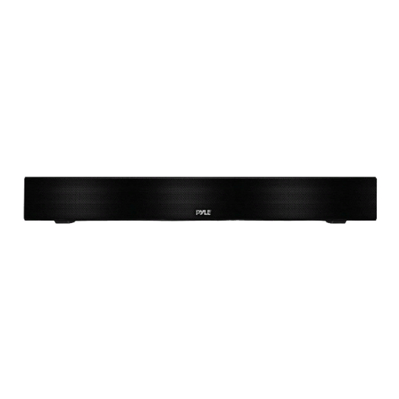 PYLE Audio PSBV600BT User Manual