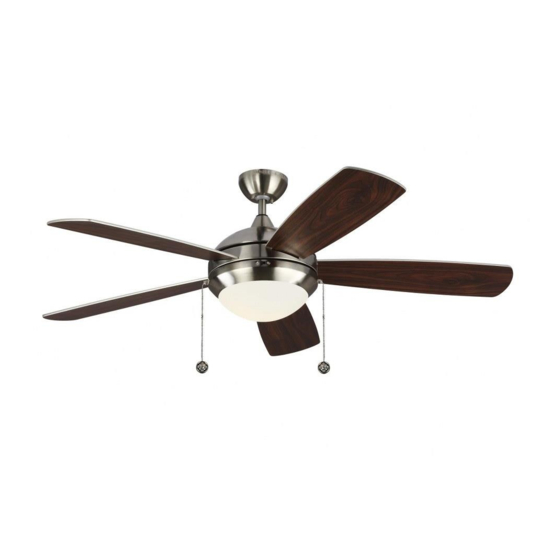 Monte Carlo Fan Company 5DIC52 D Series Owner's Manual And Installation Manual