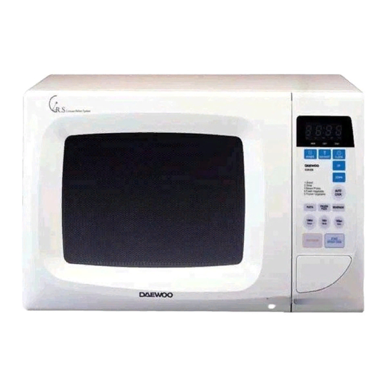 Daewoo KOG-1M0T Owner's Manual