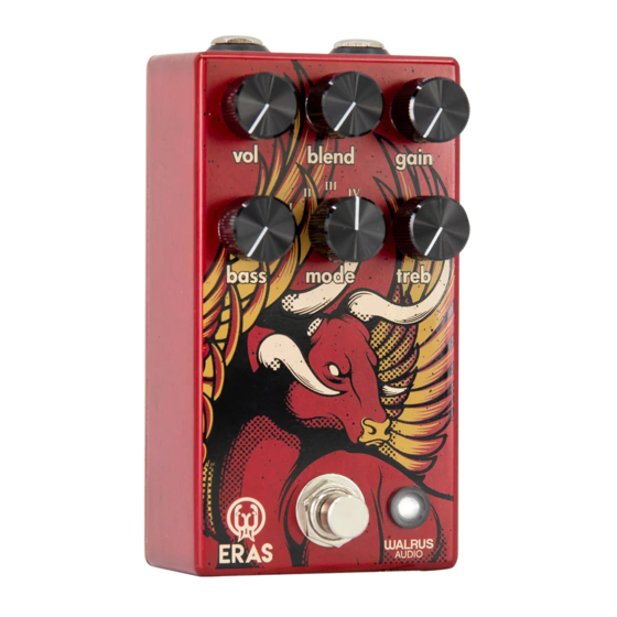 Walrus Audio ERAS Quick Start Manual
