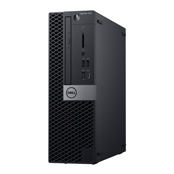 Dell OptiPlex XE3 Small Form Factor Service Manual