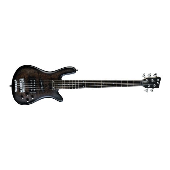 Warwick Pro Series Manual