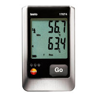 Testo 176 Instruction Manual