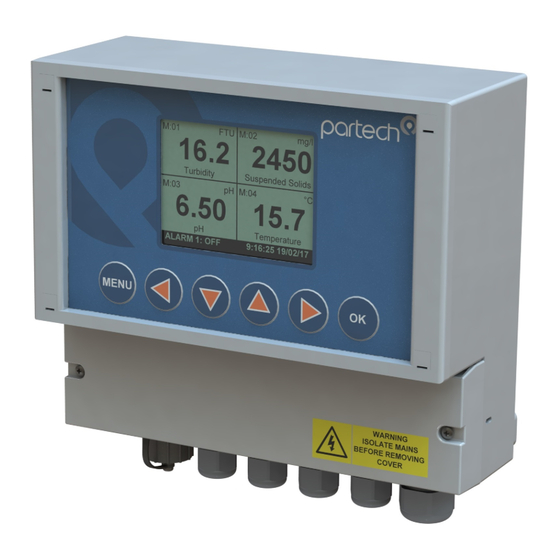 ParTech 7300w2 Monitor Instruction Manual