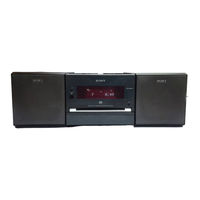 Sony CMT-DH30 Operating Instructions Manual