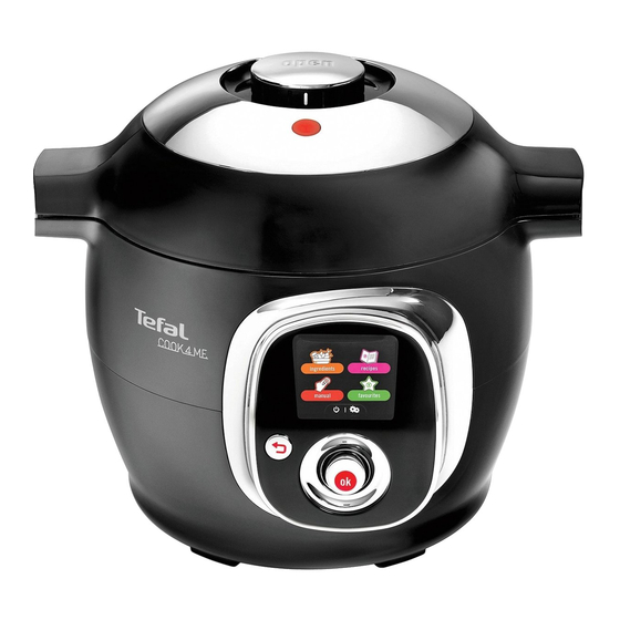 TEFAL Cook4Me Lid Extra Crisp Quick Start Manual