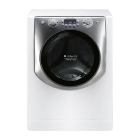 Hotpoint Ariston AQUALTIS AQ103F 69 Instructions For Installation And Use Manual