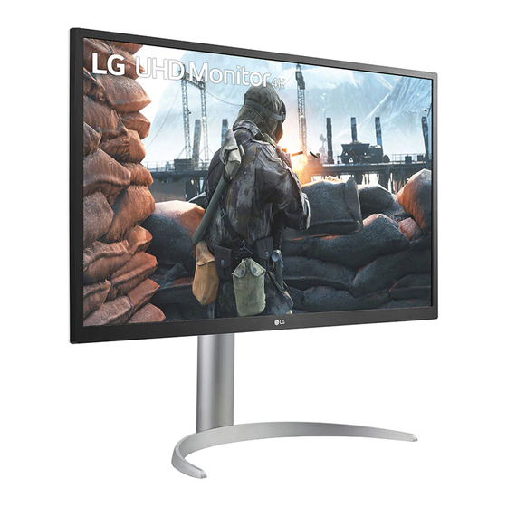 LG 27UP550 Quick Setup Manual