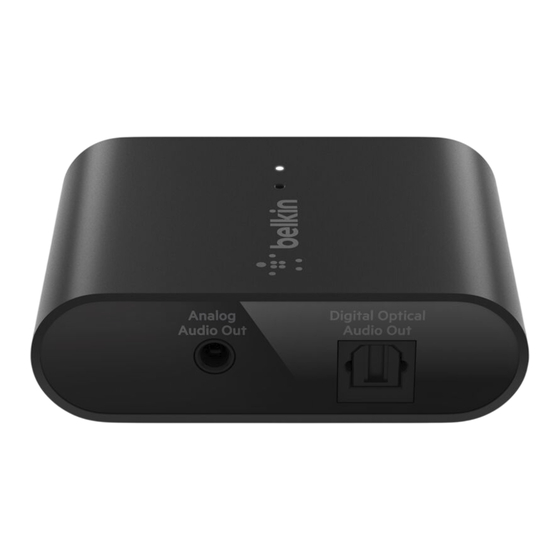 Belkin SOUNDFORM CONNECT AUZ002 Manual