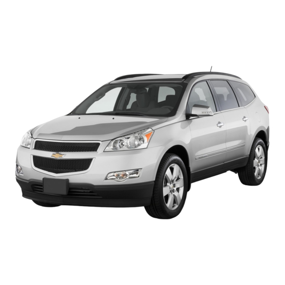 Chevrolet Traverse 2012 Owner's Manual