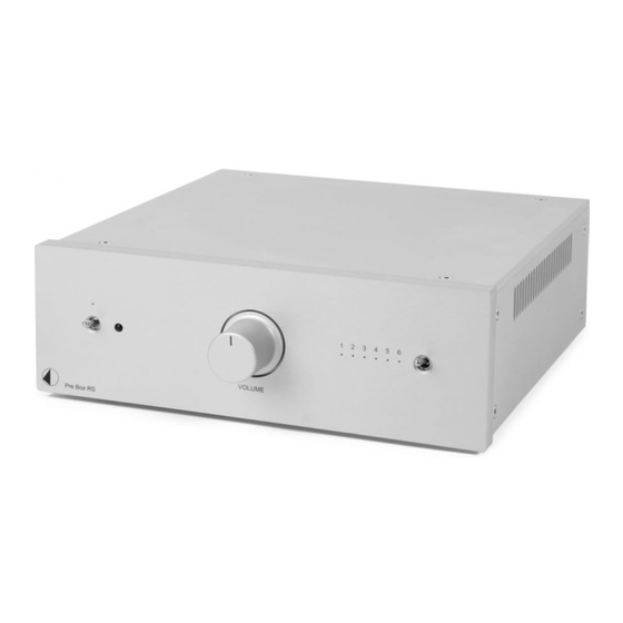 Pro-Ject Audio Systems  Instructions For Use