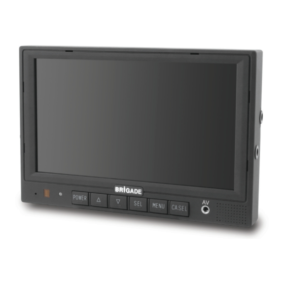 Brigade VBV-770DM-S Vehicle CCTV Monitor Manuals