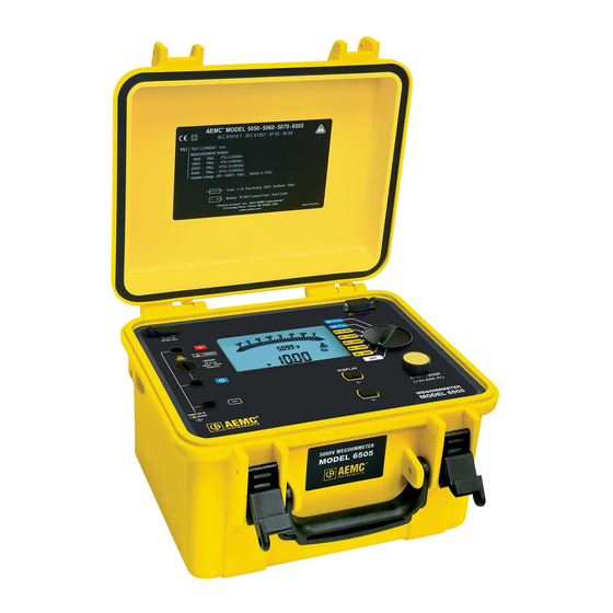 AEMC 6505 User Manual