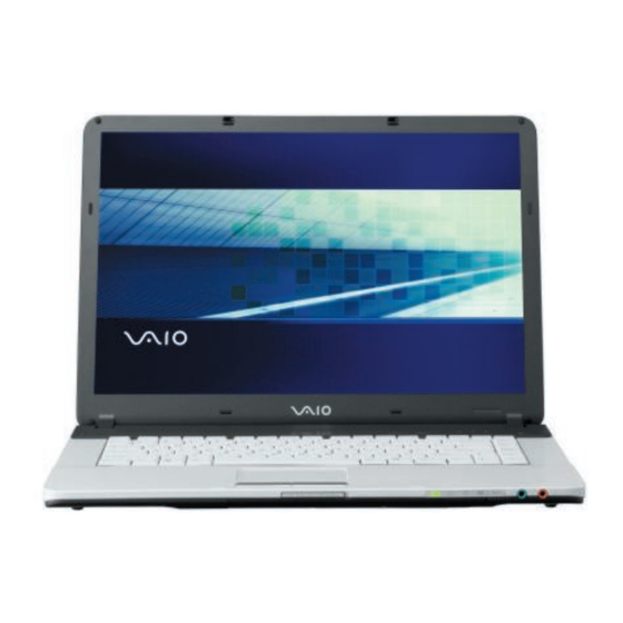 Sony VAIO VGN-FS640W Manuals