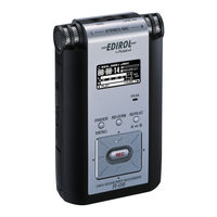 Edirol R09 How To Use Manual