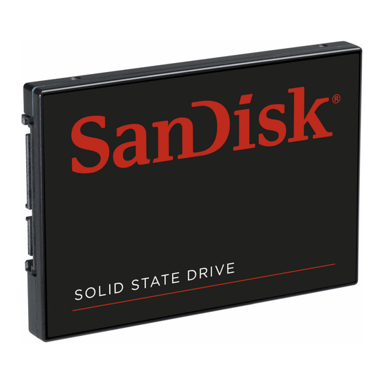 SanDisk G3 Solid State Drive Manuals
