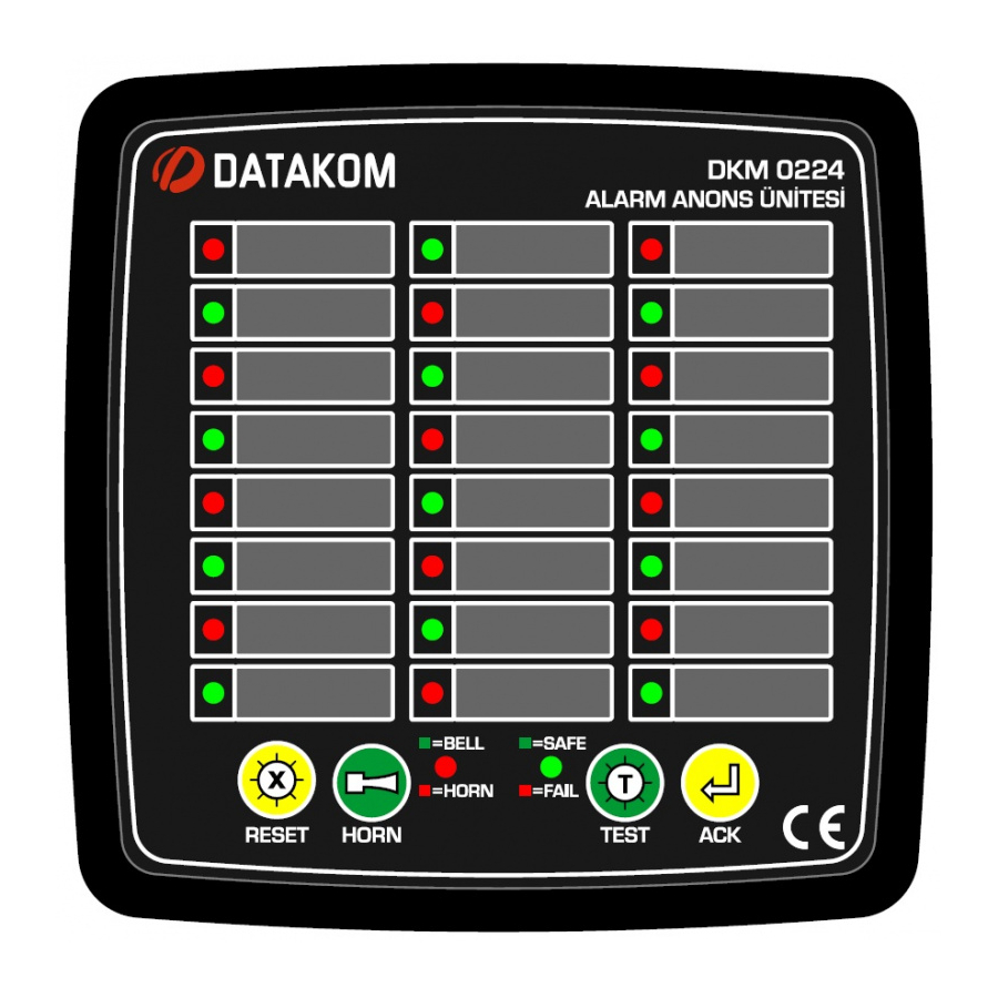 Datakom DKM-0224 Manuals