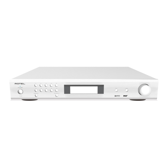 Rotel T11V02 Owner's Manual