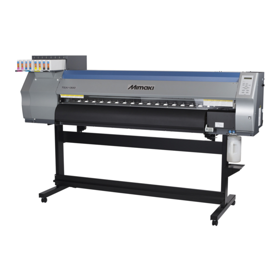 MIMAKI TS30-1300 Requests For Care And Maintenance