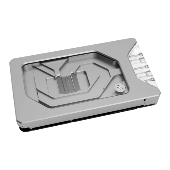 ekwb EK-Quantum Vector FE RTX 3090 D-RGB+Backplate Manuals
