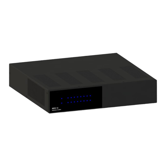 MartinLogan MDA8 Manual