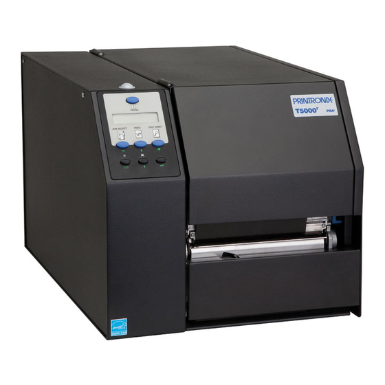 Printronix T5000 Quick Setup Manual