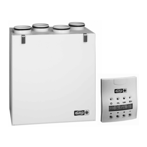 Helios EC green Vent KWL EC 200 Pro R Installation And Operating Instructions Manual