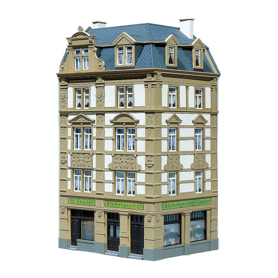 Faller GOFTHESTRASSE 62 TOWN CORNER HOUSE Manual