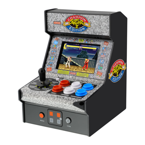 My Arcade STREET FIGHTER II CHAMPION EDITION Micro Player DGUNL-3283 User Manual