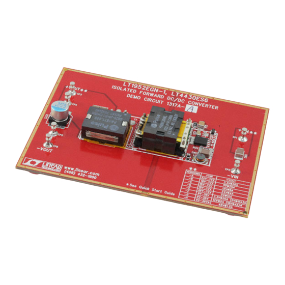 Linear Technology 1317A-A Quick Start Manual