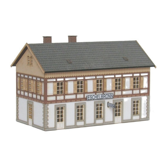 Modellbau Laffont Bahnhof Eschelbronn N3701 Assembly Instructions Manual