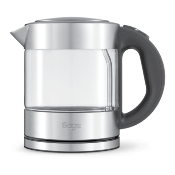 Sage Compact Kettle Pure SKE395 Quick Manual