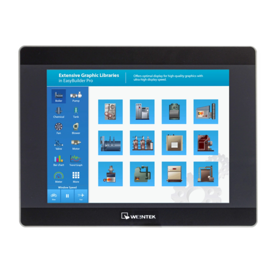weintek MT8092XE Series Installation Instruction