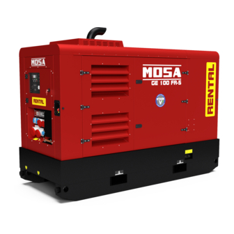 Mosa GE 85 FR-5-RENTAL Use And Maintenance Manual