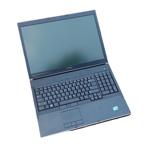 Dell Precision M6400 Setup And Quick Reference Manual