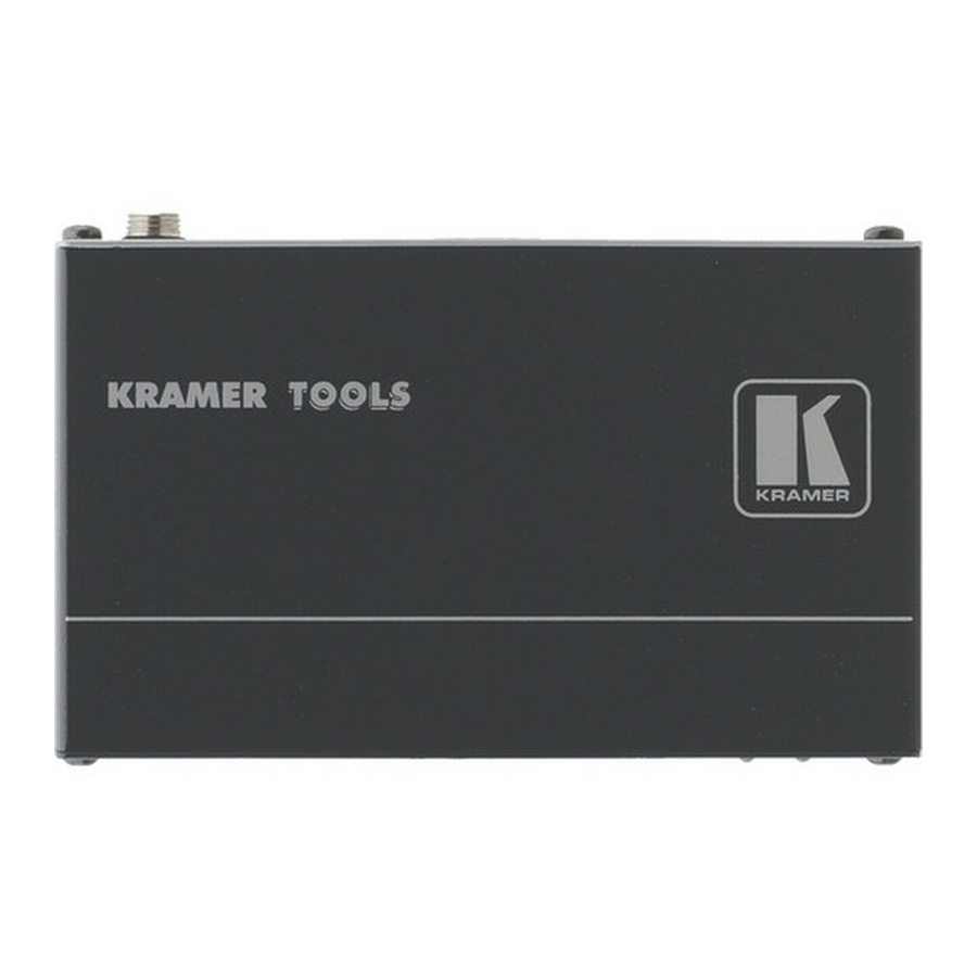 Kramer TP-330FW Manuals