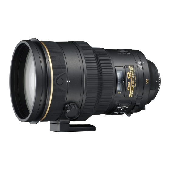 Nikon AF-S VR Instruction Manual
